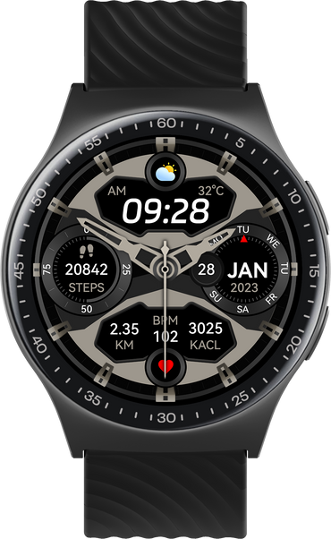 Benio Watch GT 4 - 1.43" AMOLED Circular Smartwatch with 10-Day Battery